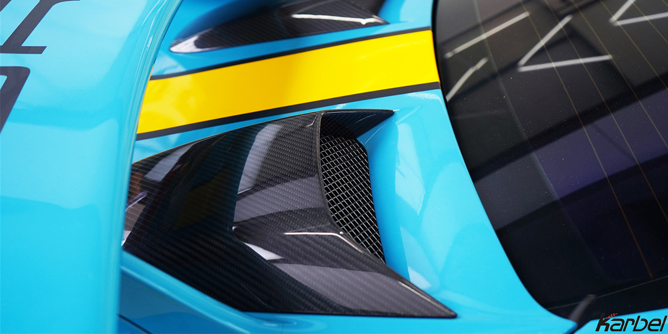 Carbo Carbon Fiber Porsche 911/GT3 Full Body Kit Showcase – Includes Front Lip, Wind Knife, Side Skirts, Rear Diffuser & Engine Cover Trim