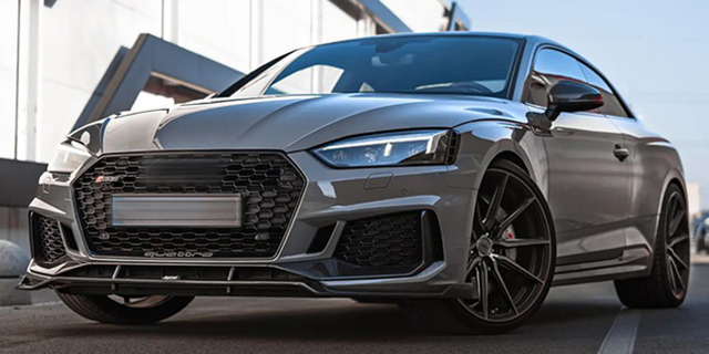 Karbel KB diffuser front lip hood side skirts spoiler dry carbon fiber Complete vehicle kit for Audi RS5 2017-2019