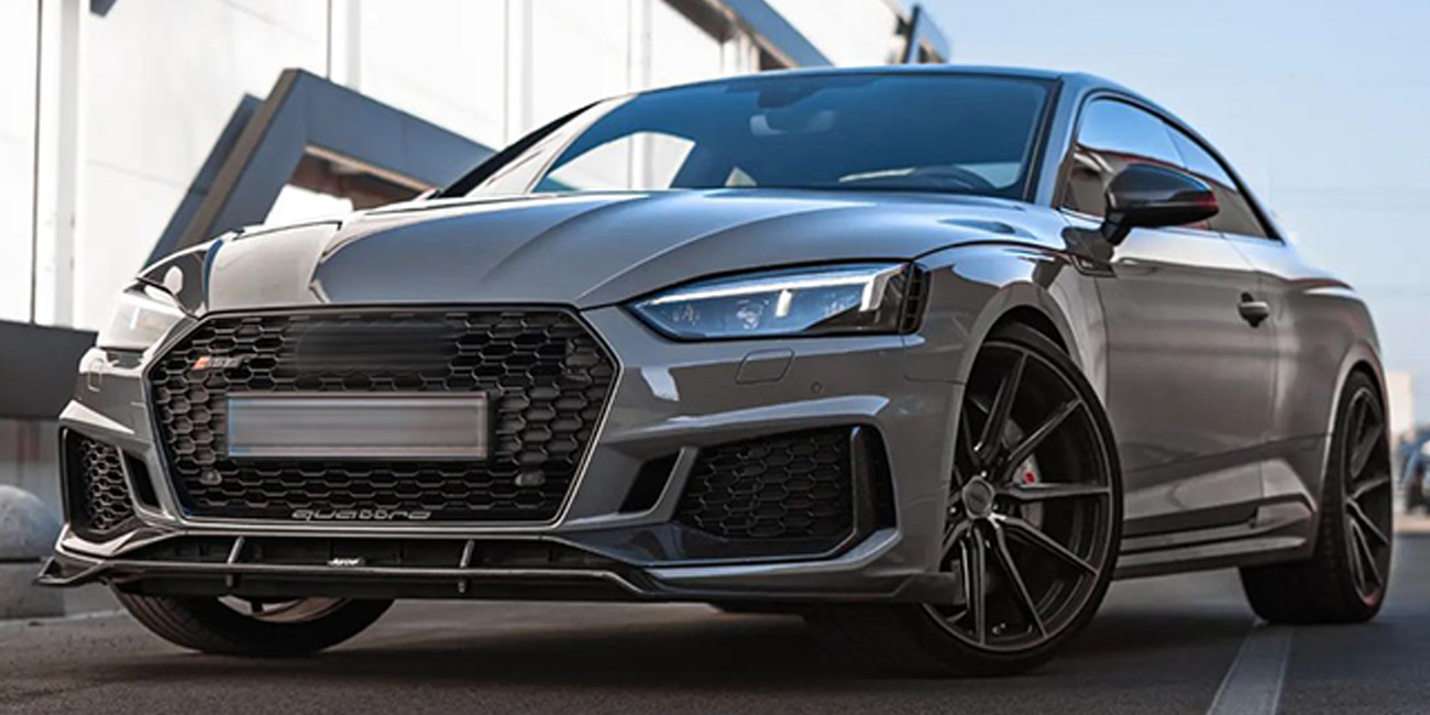 Karbel KB diffuser front lip hood side skirts spoiler dry carbon fiber Complete vehicle kit for Audi RS5 2017-2019