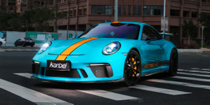 Carbo Carbon Fiber Porsche 911/GT3 Full Body Kit Showcase – Includes Front Lip, Wind Knife, Side Skirts, Rear Diffuser & Engine Cover Trim