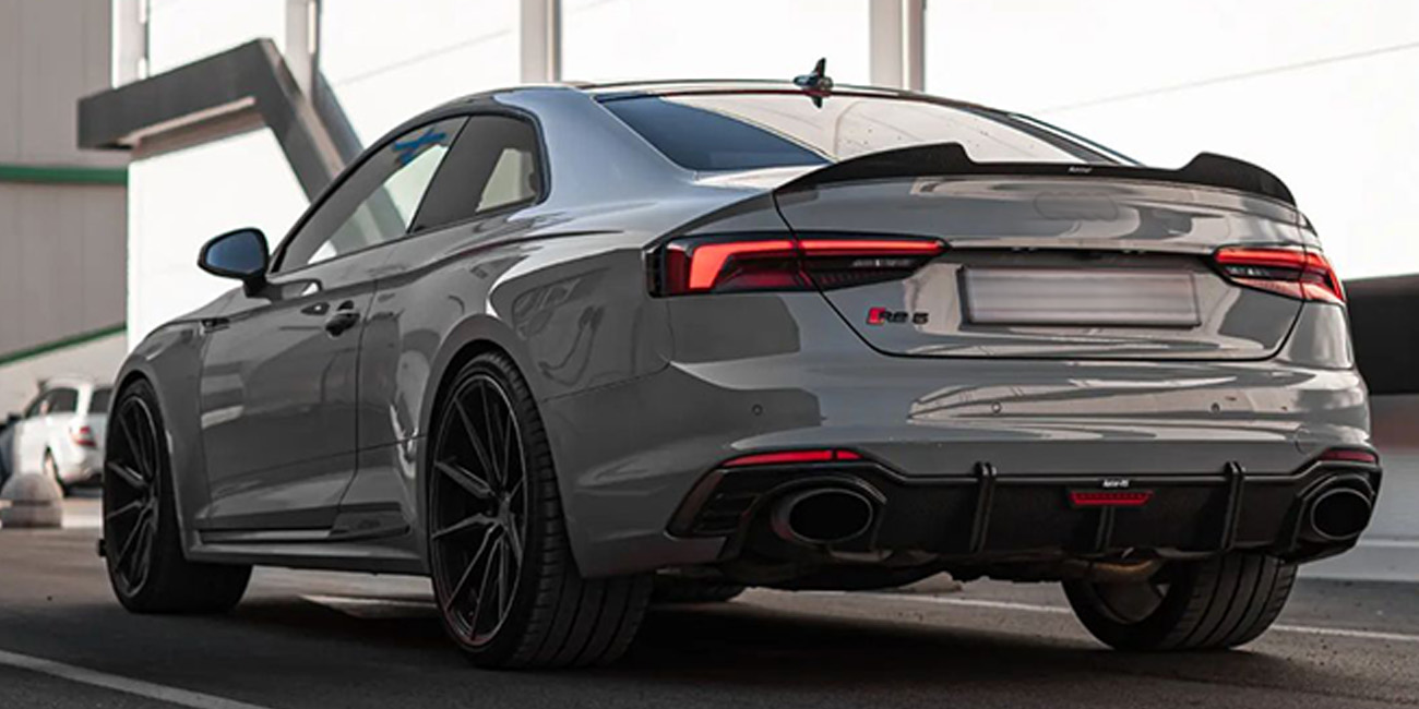 Karbel KB diffuser front lip hood side skirts spoiler dry carbon fiber Complete vehicle kit for Audi RS5 2017-2019