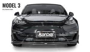 Karbel 3K Dry Carbon Fiber Complete Kit For Tesla Model 3 2019+
