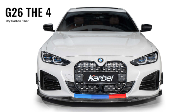 Karbel front lip spoiler dry carbon fiber full body kit side skirts diffuser for BWM G26 Gran Coupe M Sport 4-Door 2020+