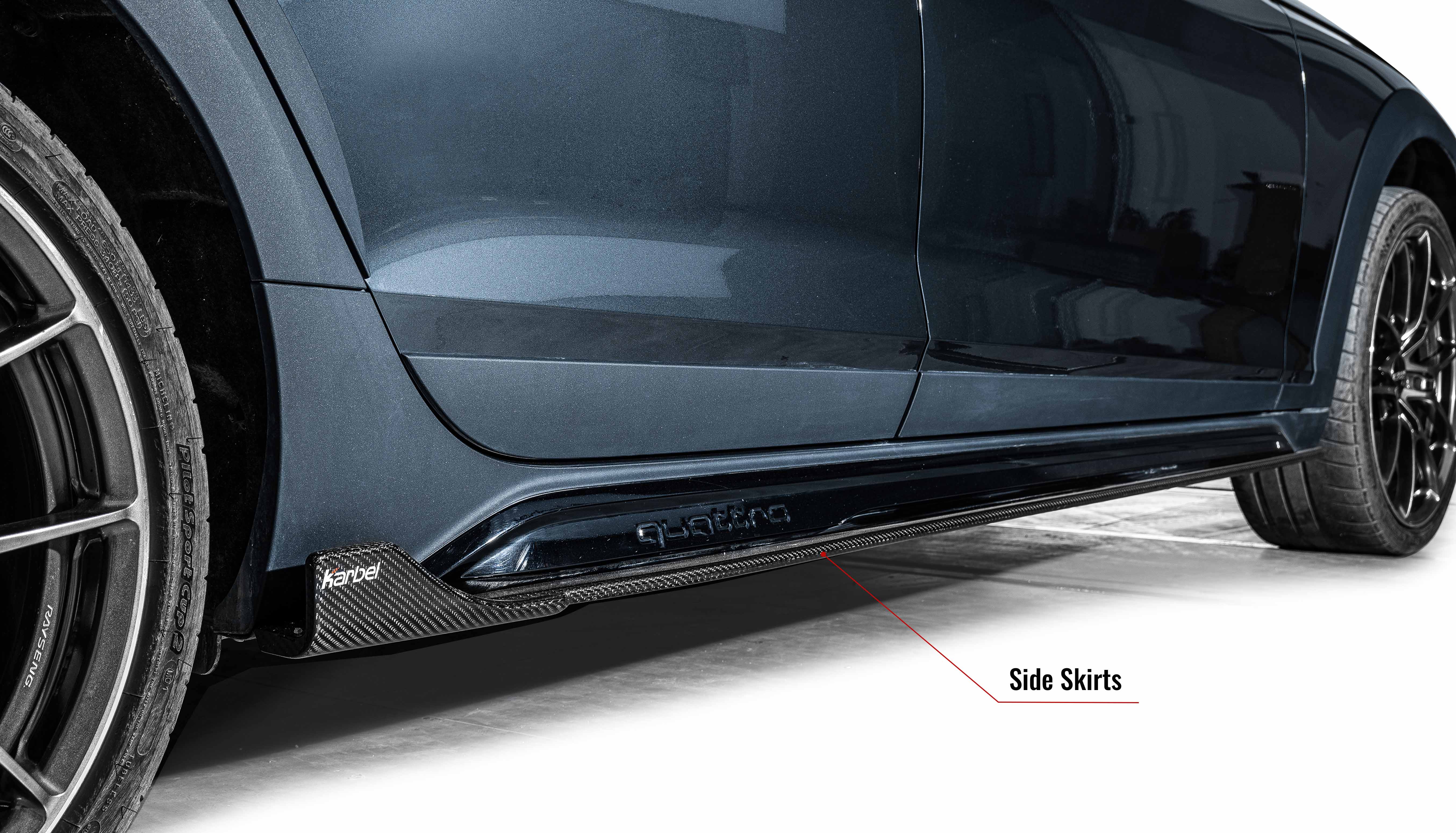 Karbel 3K Glossy Dry Carbon Fiber Body Kit For Audi A4 Allroad 2020-2021