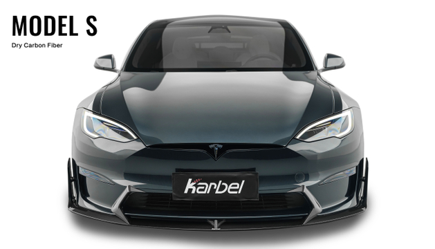 Karbel 3K Dry Carbon Fiber Full Body Kit For Tesla Model S 3rd Gen 2021-2023