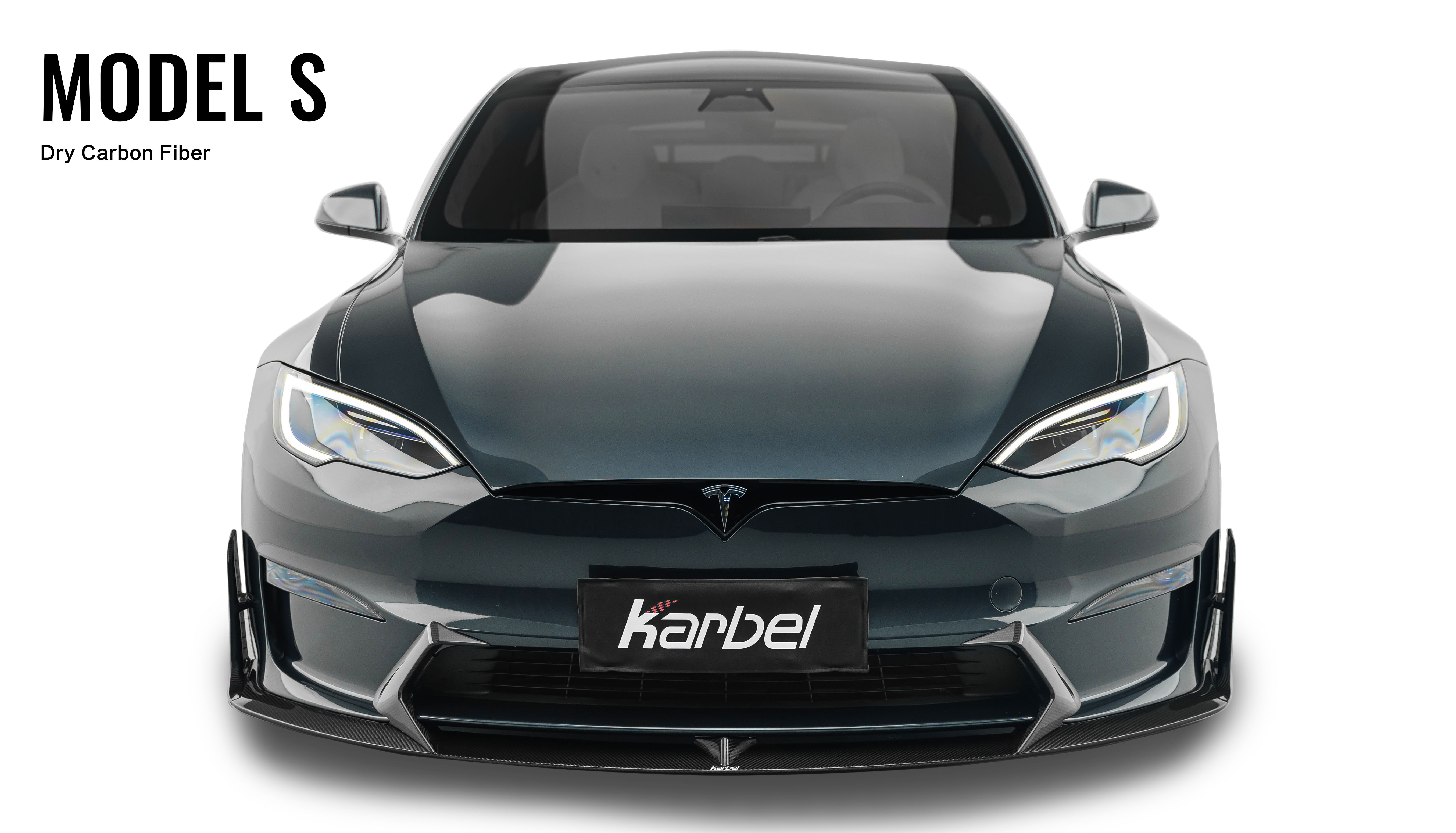 Karbel 3K Dry Carbon Fiber Full Body Kit For Tesla Model S 3rd Gen 2021-2023